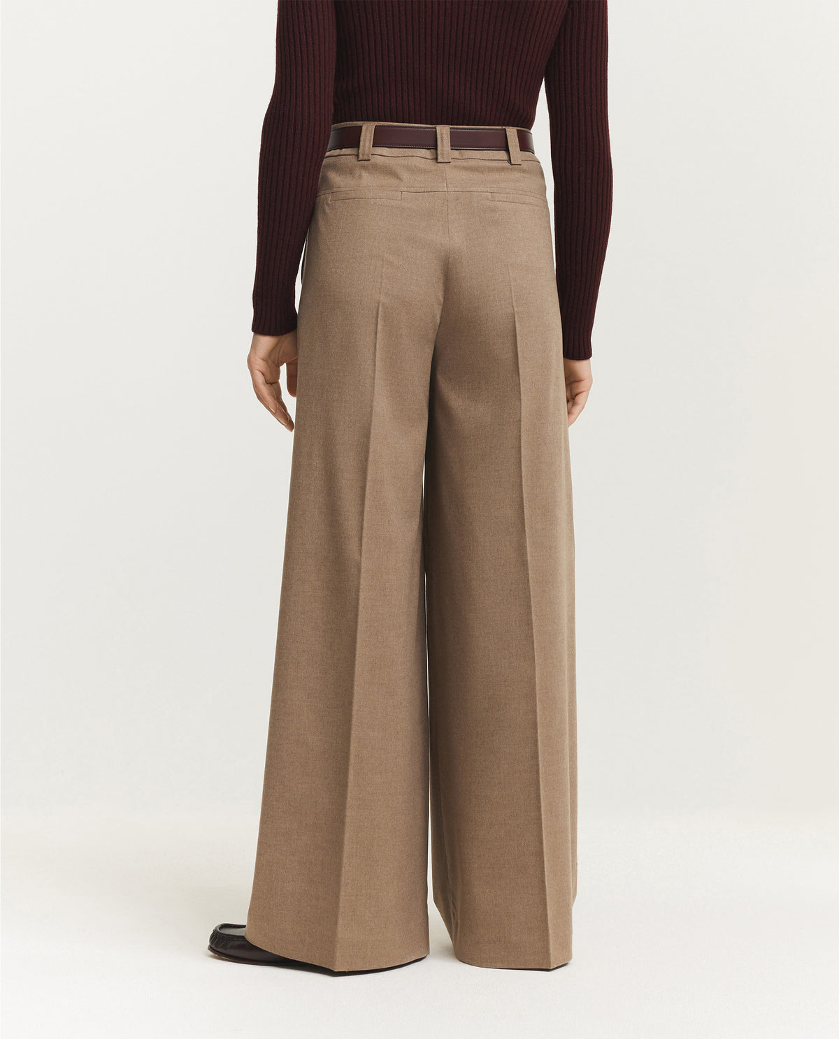 Wide Flared Trousers