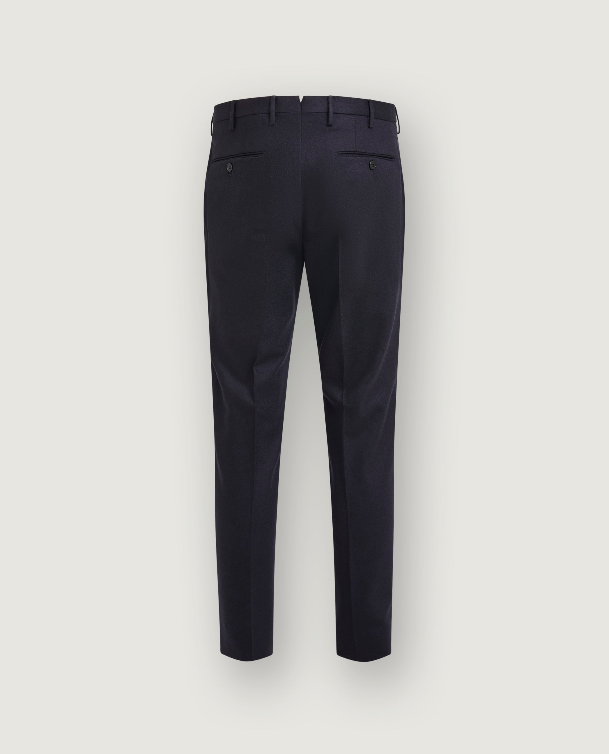 Wool Cashmere Flannel Trousers