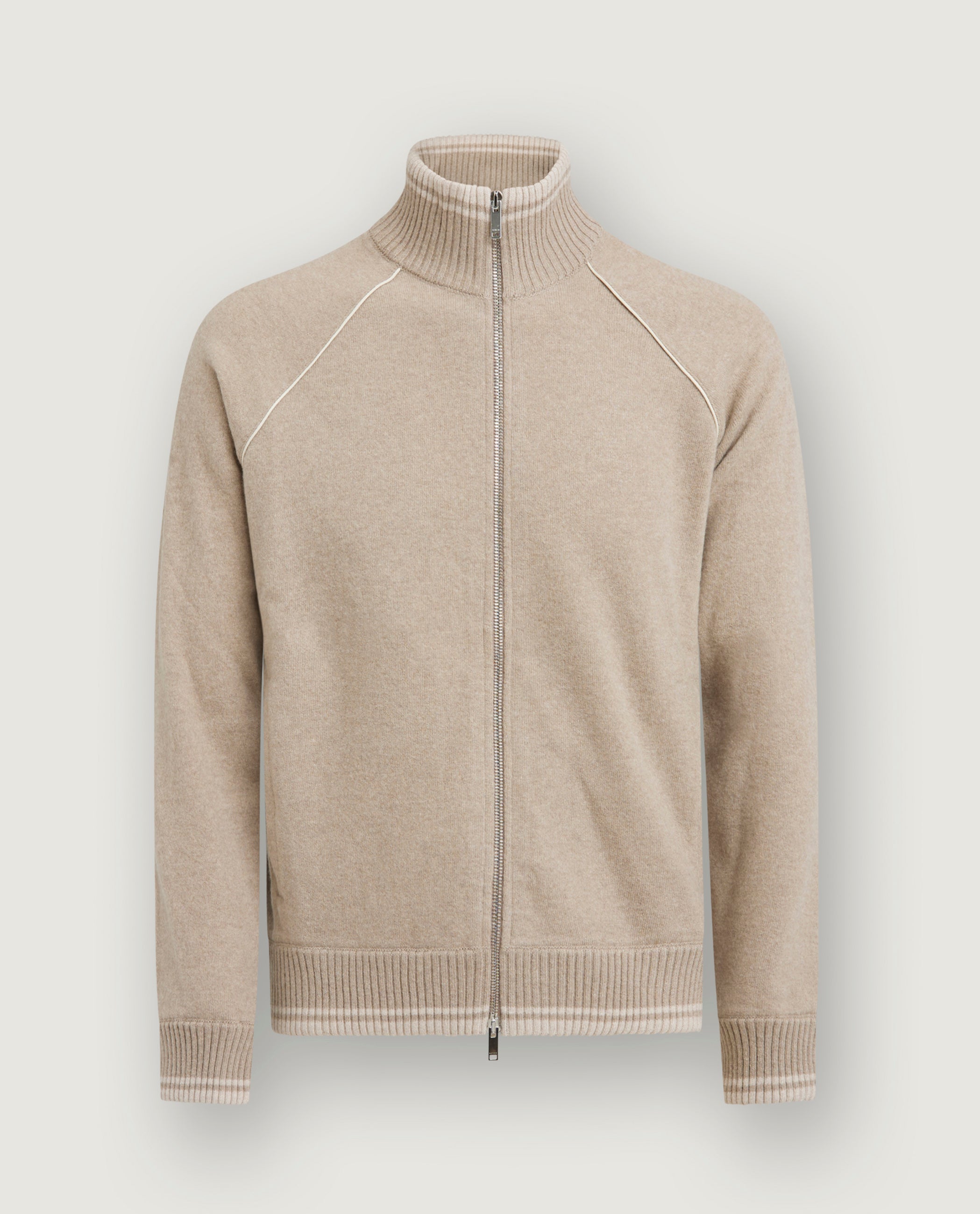Wool Cashmere Raglan Cardigan