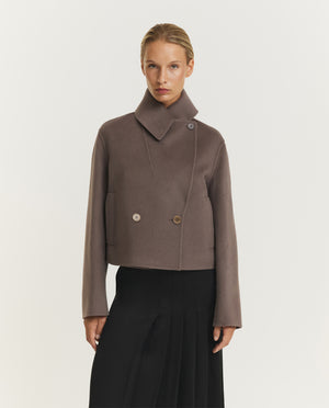 Delano Cashmere Jas - Bruin