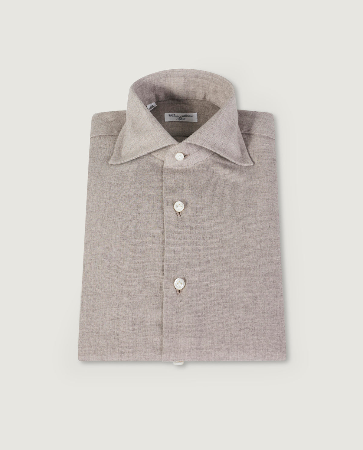 Geborsteld twill shirt