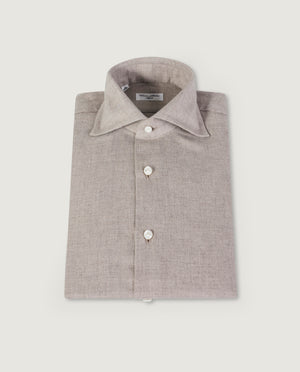 Geborsteld twill shirt