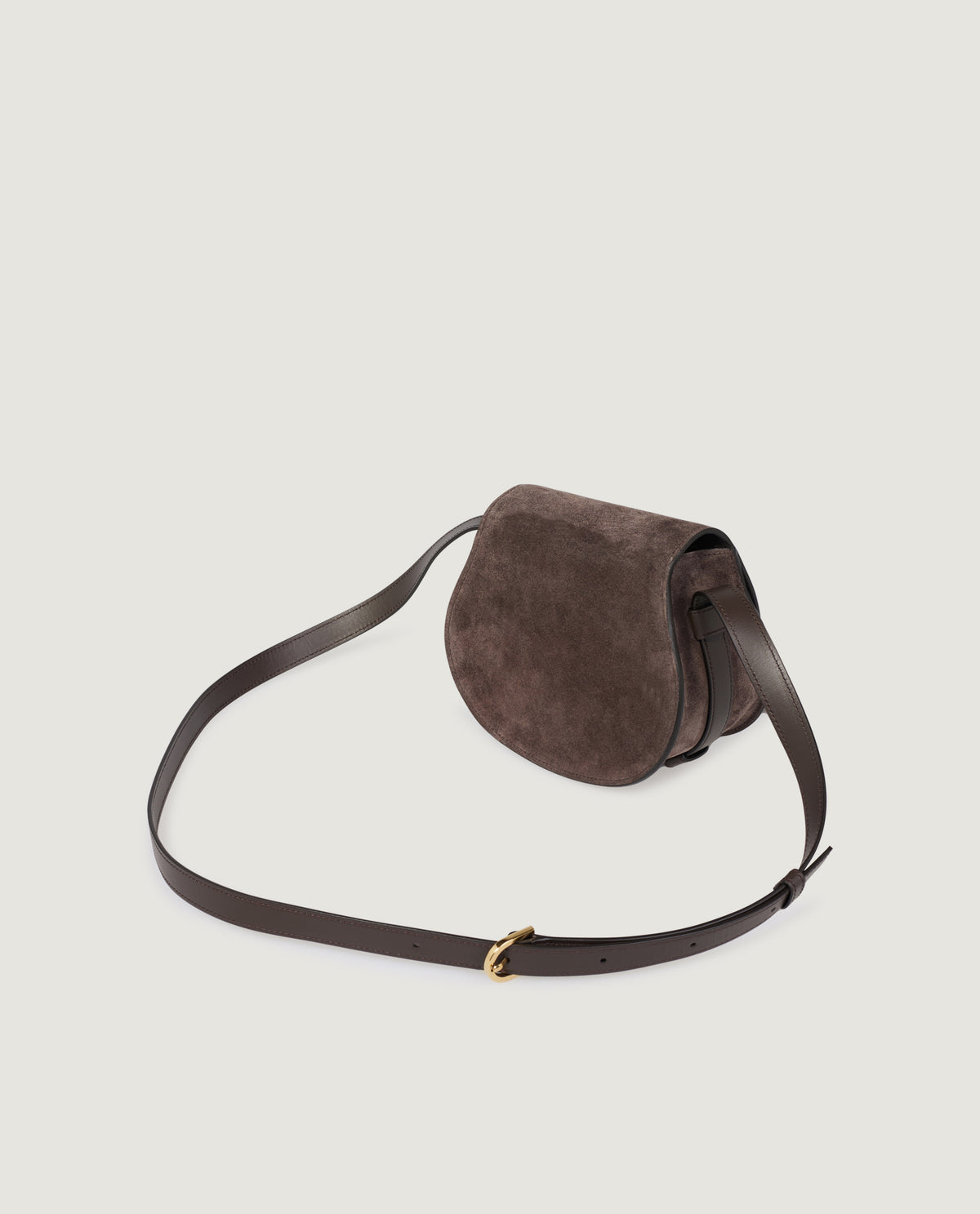 Small Suede Marcie Saddle Bag