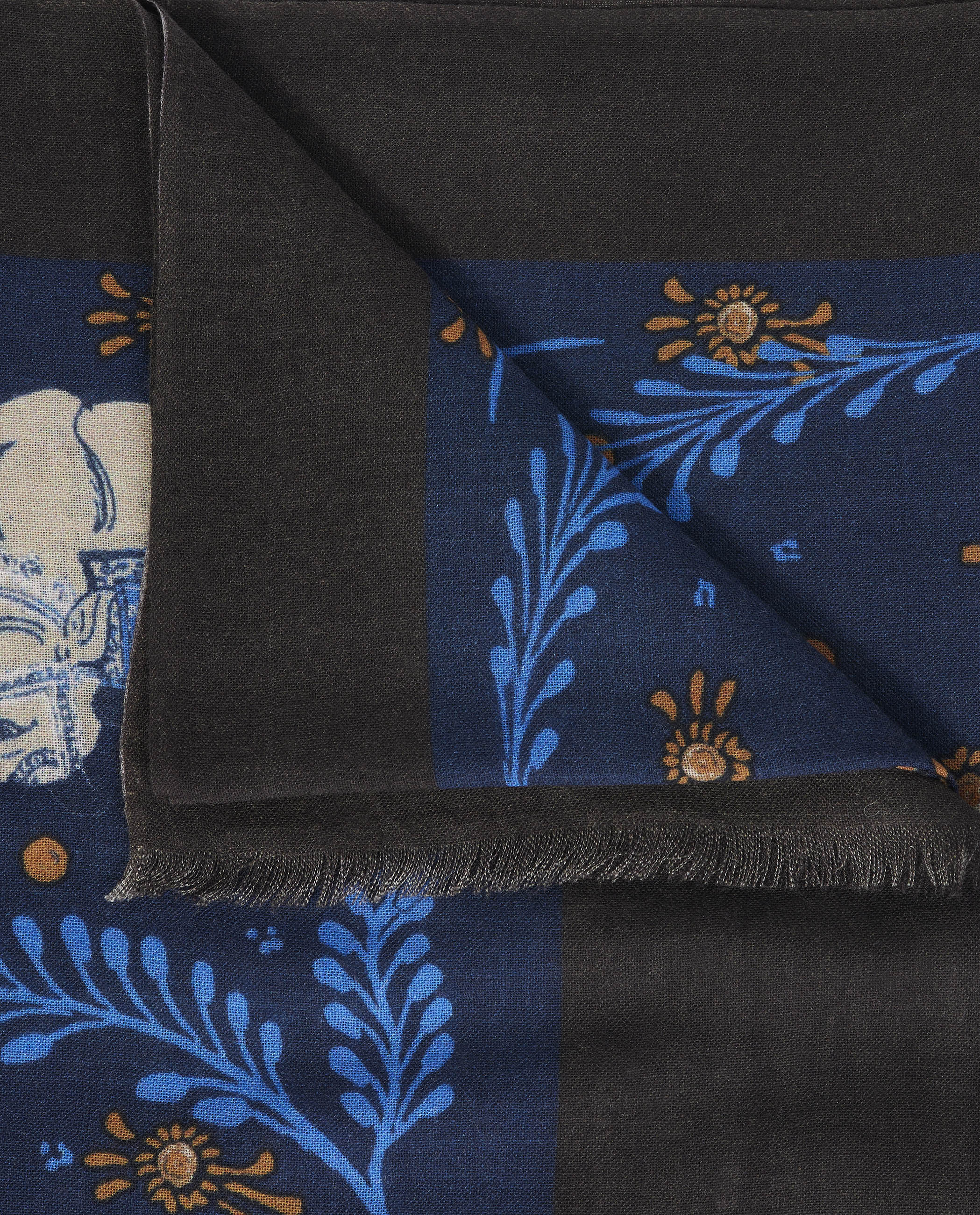 Printed Cashmere Scarf - Bruin