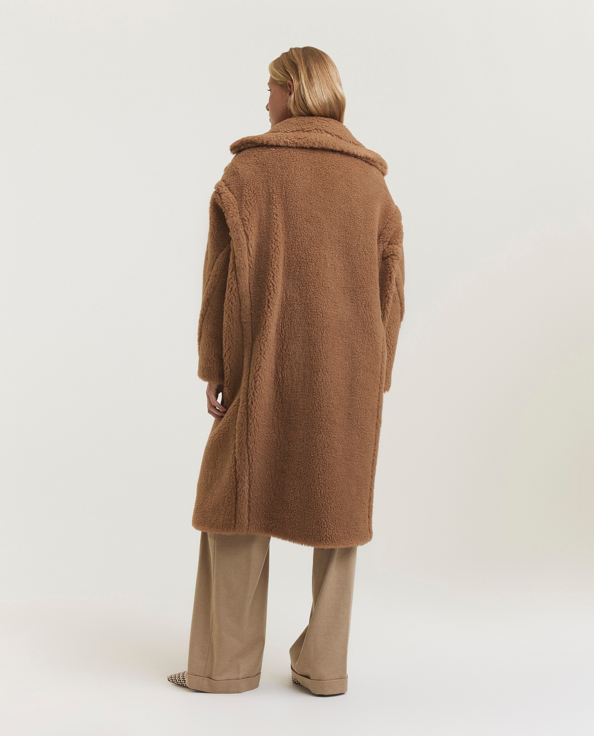 Oversized wool coat