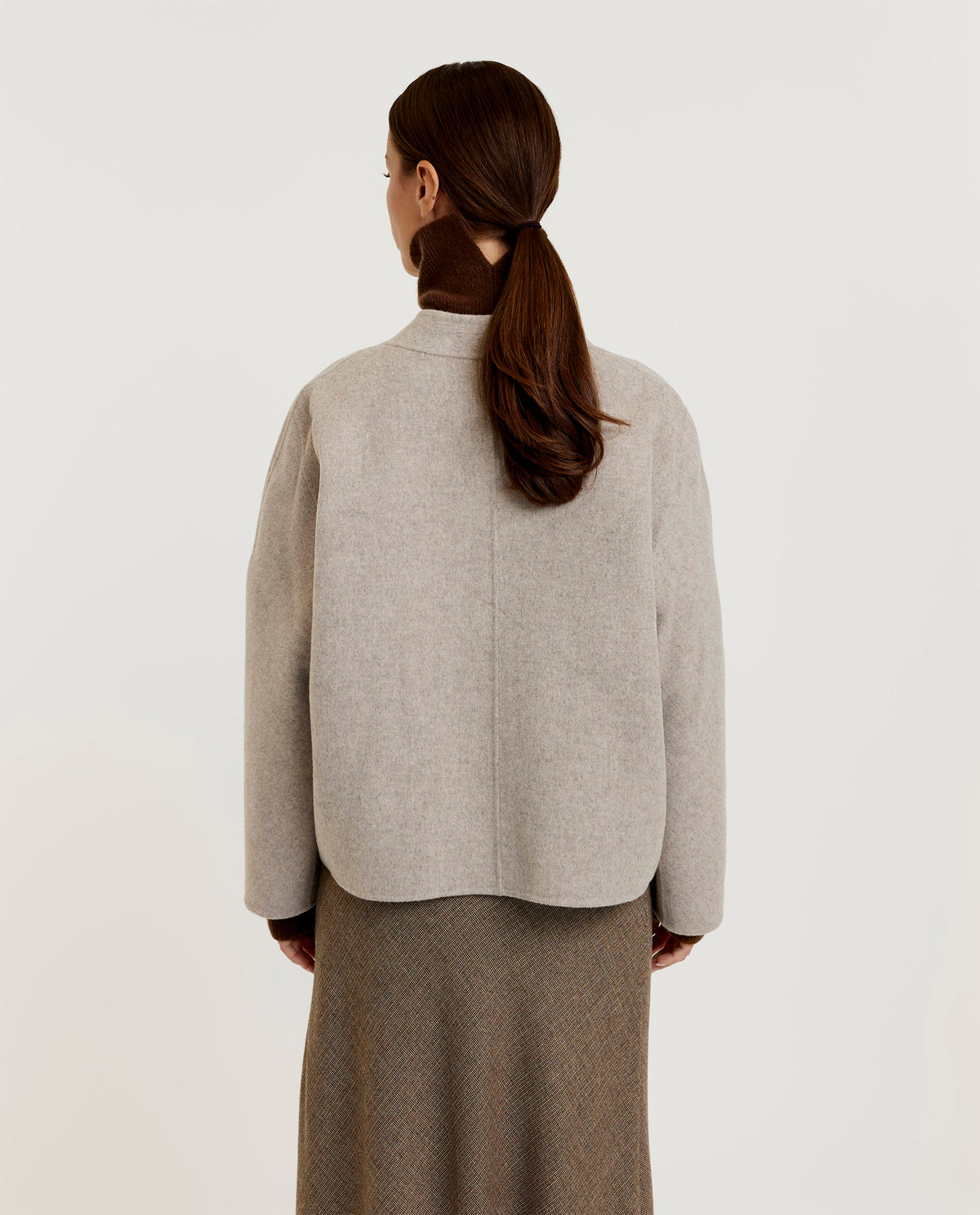 Wool-cashmere jacket