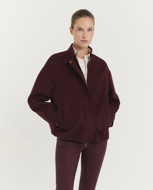 Wollen Megan Bomber - Rood