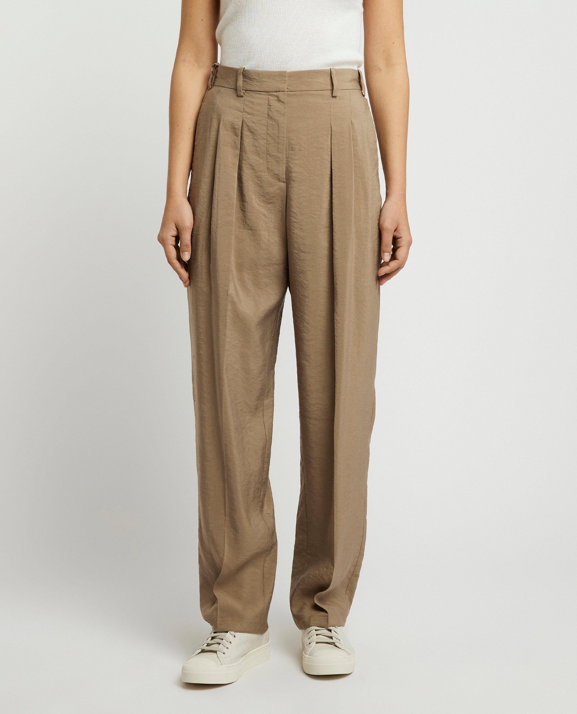 Zijde-mix pantalon