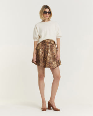 Hypnotic Utility Mini Skirt