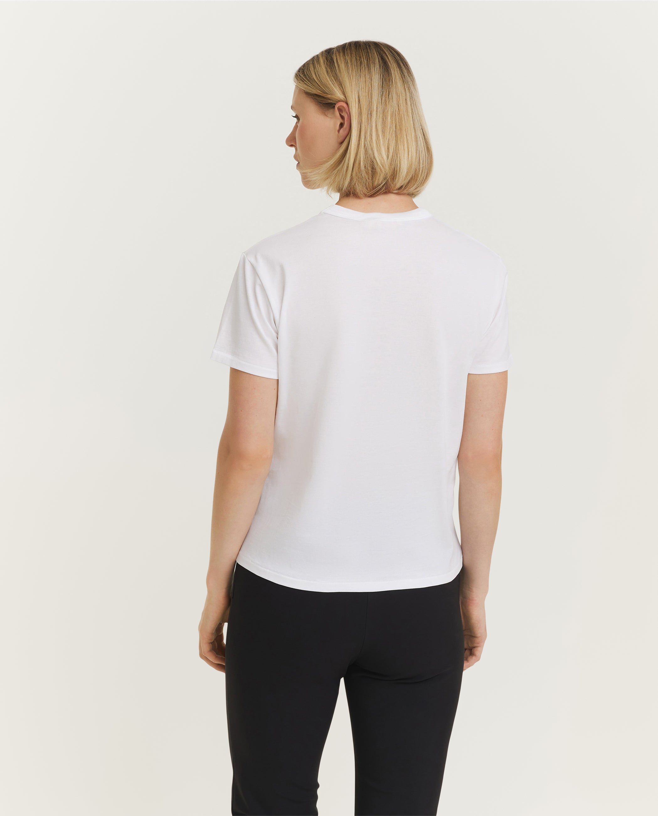 Korte Mouwen T-Shirt - Wit