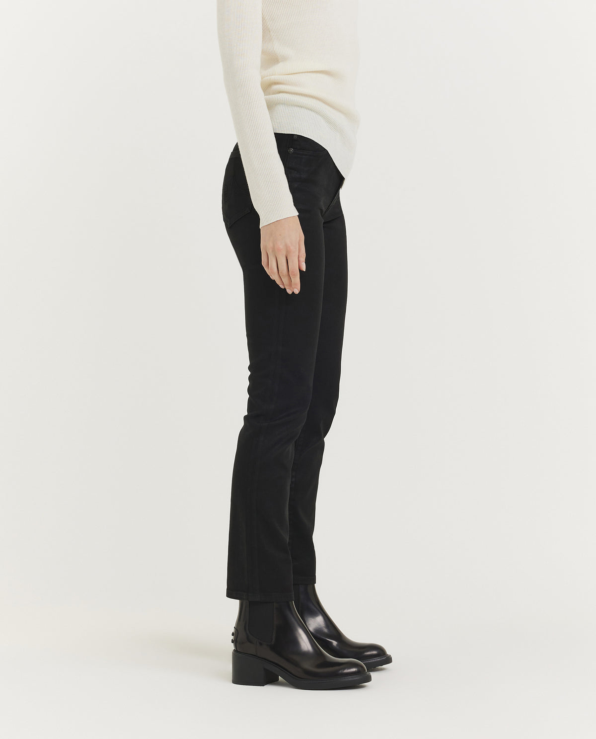 Slim-Fit Jeans -  Zwart