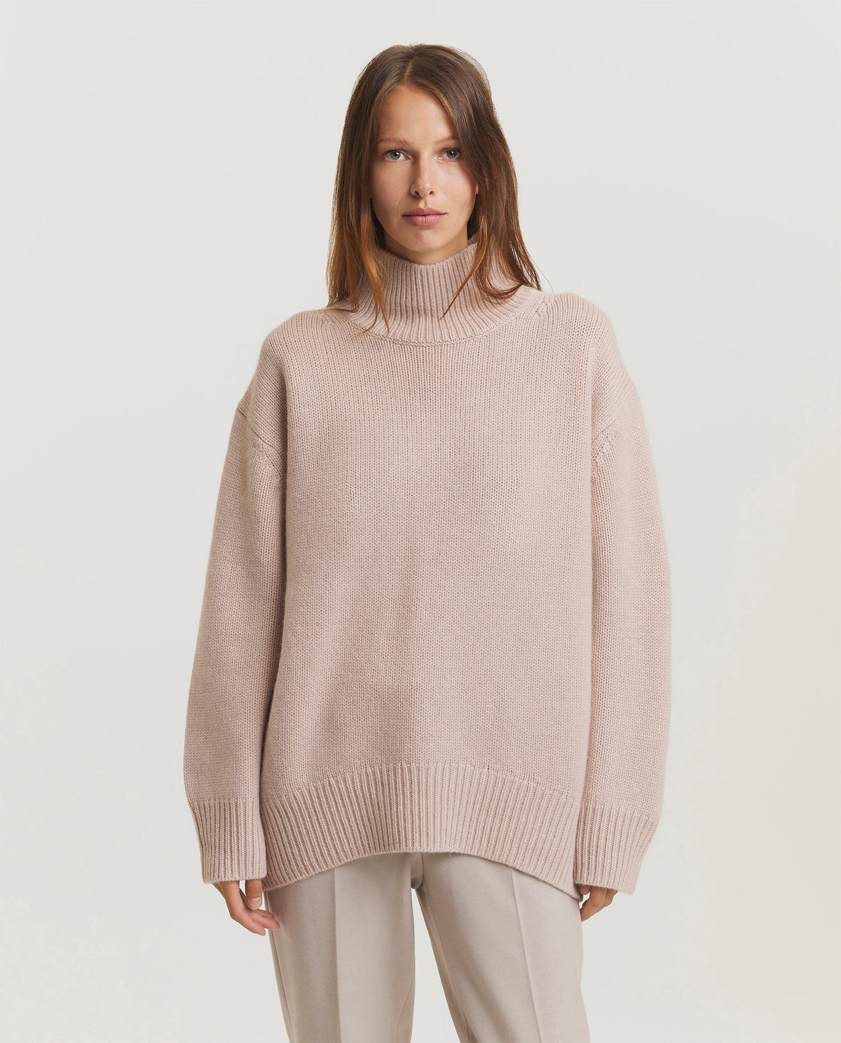 Knitted turtleneck sweater 