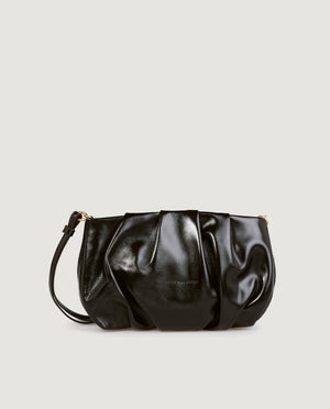 Gevouwen Leren Tas - Paars