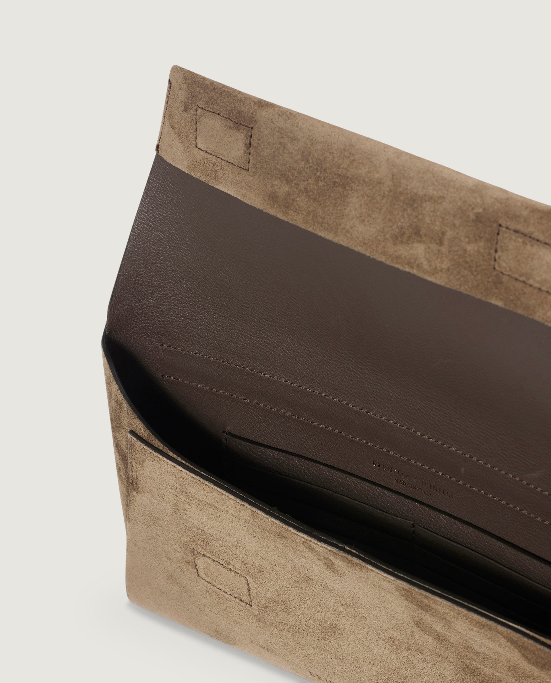 Leather enveloppe bag