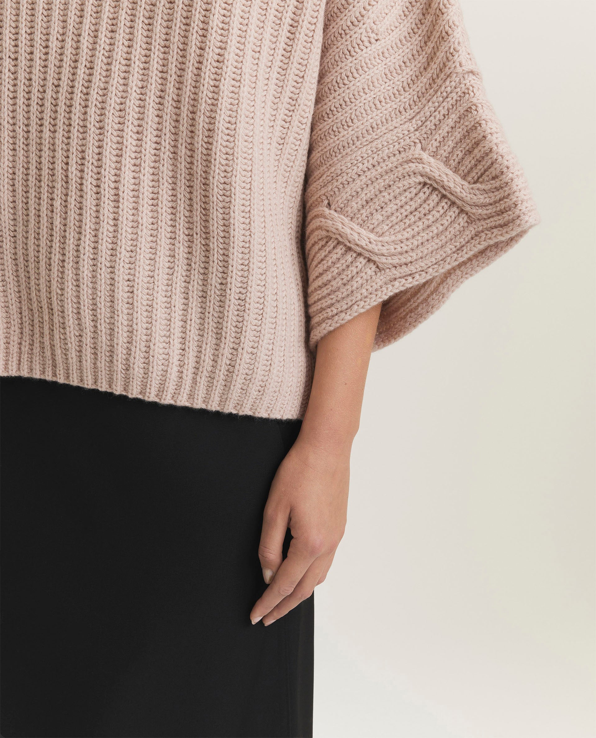 Wol cashmere trui