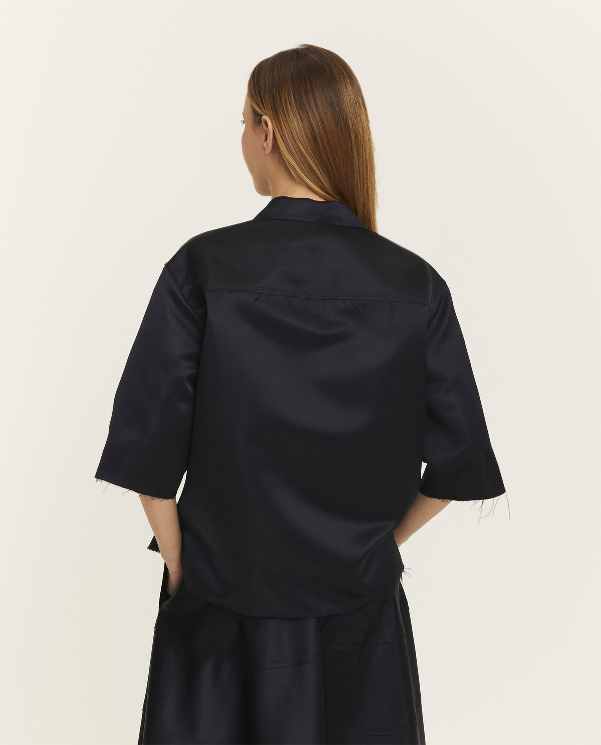 Satijnen blouse