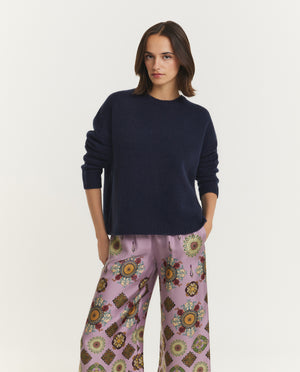 Coarse Crew Neck Sweater