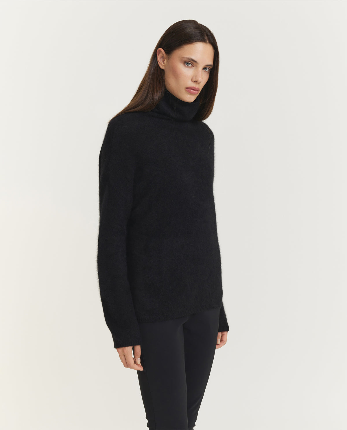 Wool Blend Turtleneck