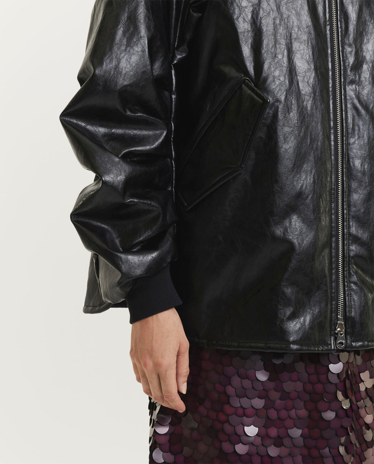 Padded bomber jacket 
