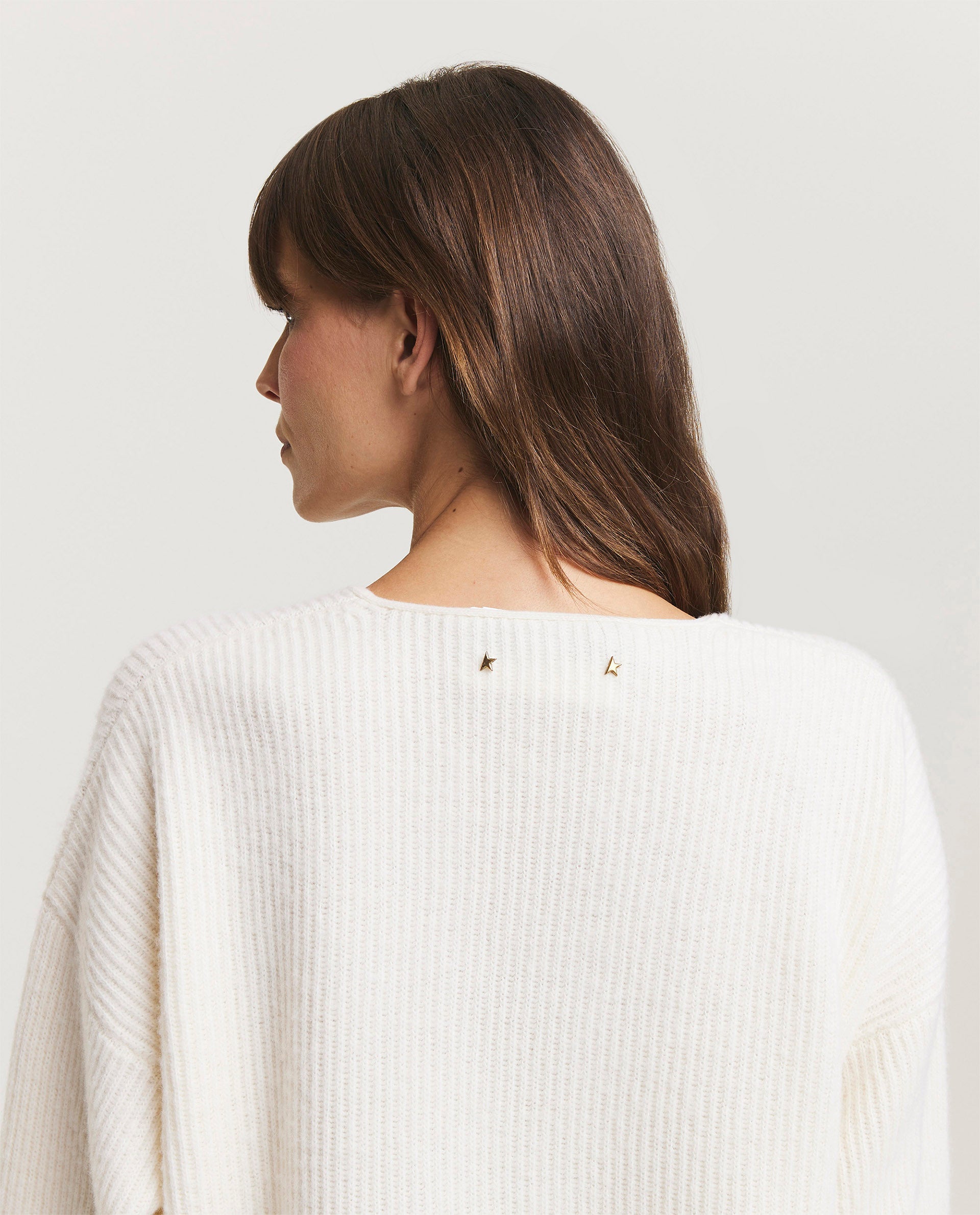 Wool V-neck sweater
