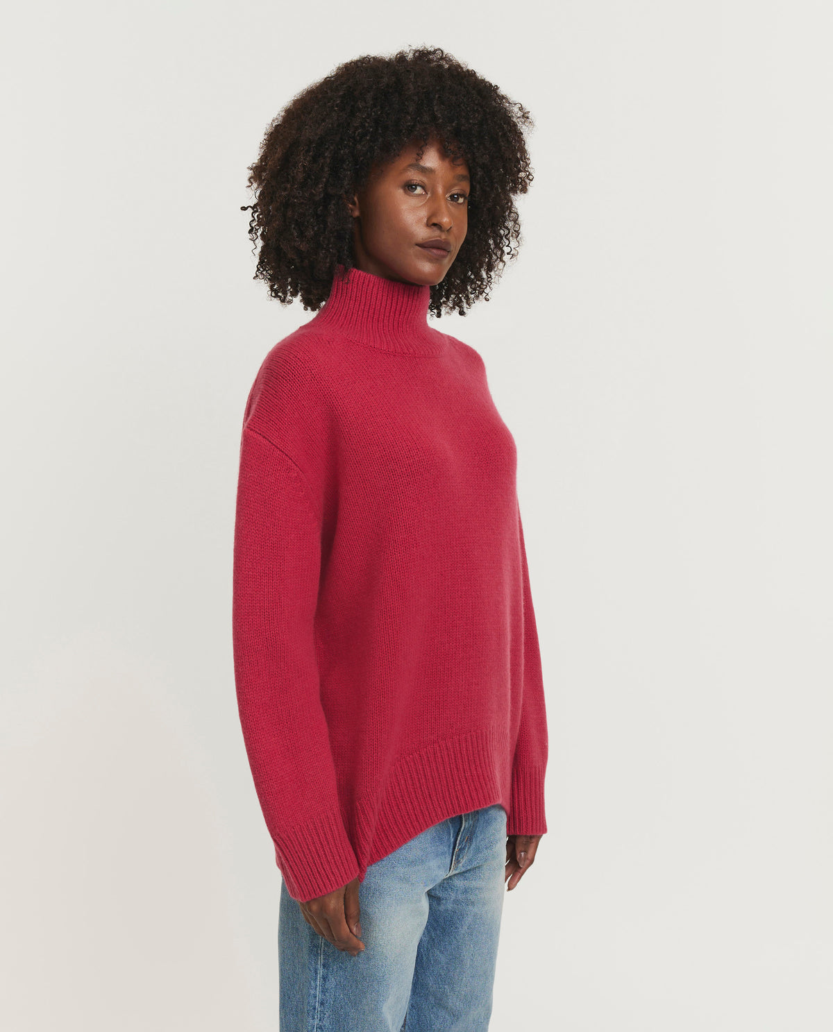 Knitted turtleneck sweater 