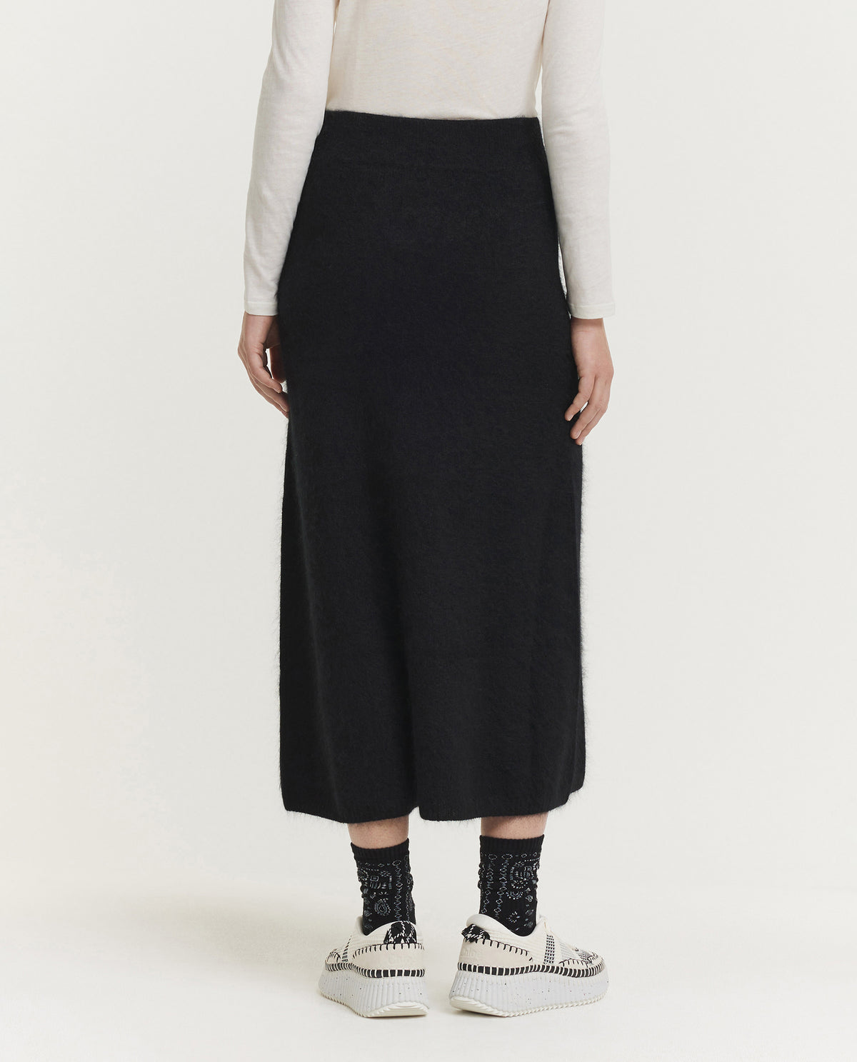 Long Knitted Skirt