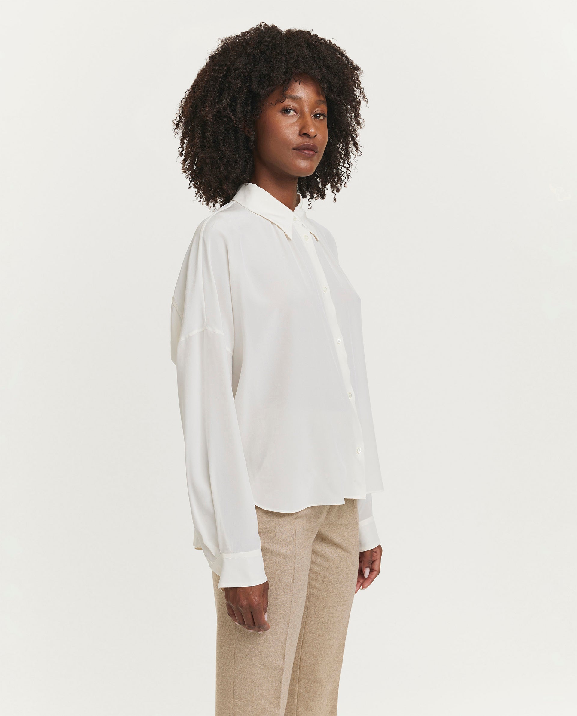 Zijden blouse