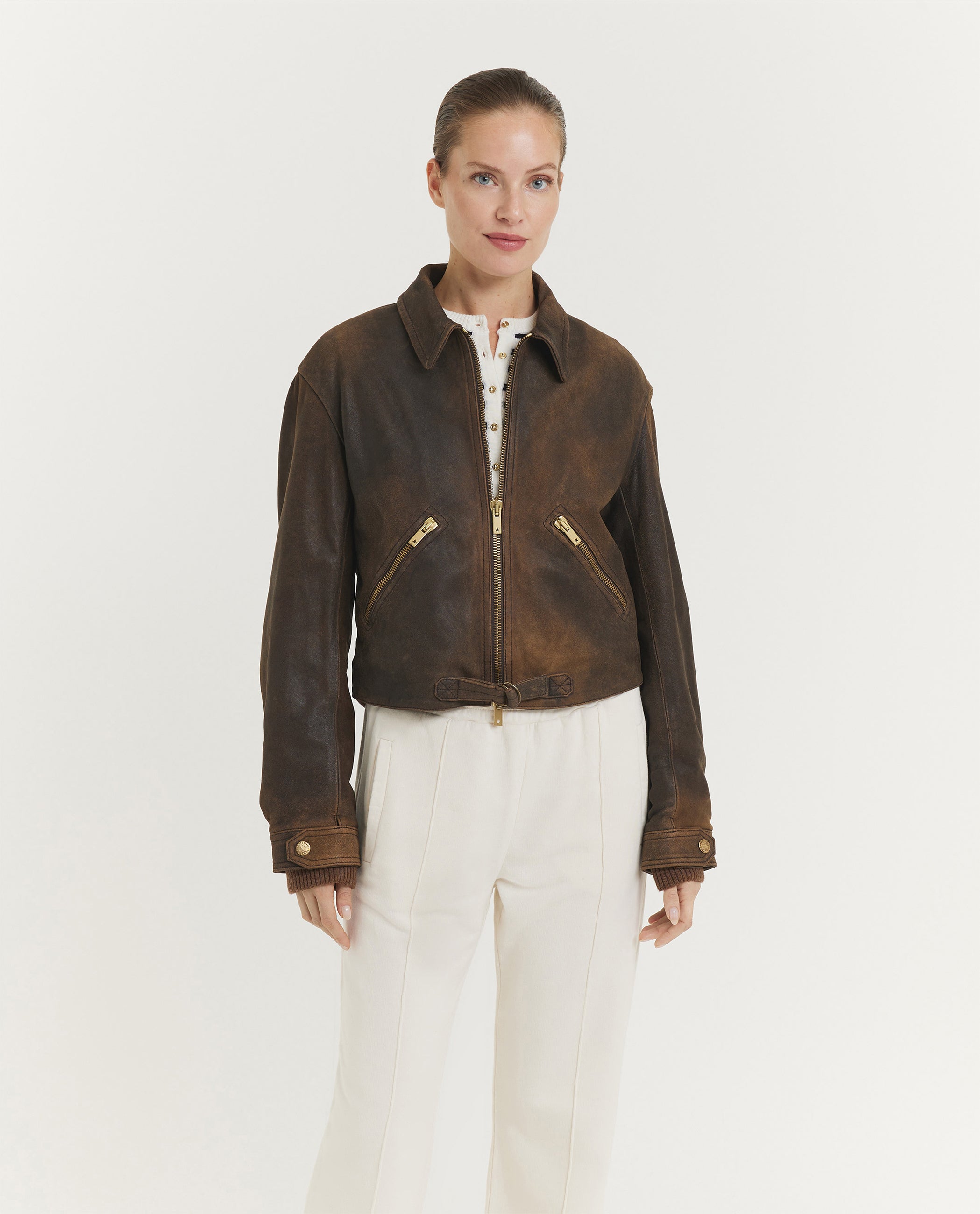 Short Leather Jacket