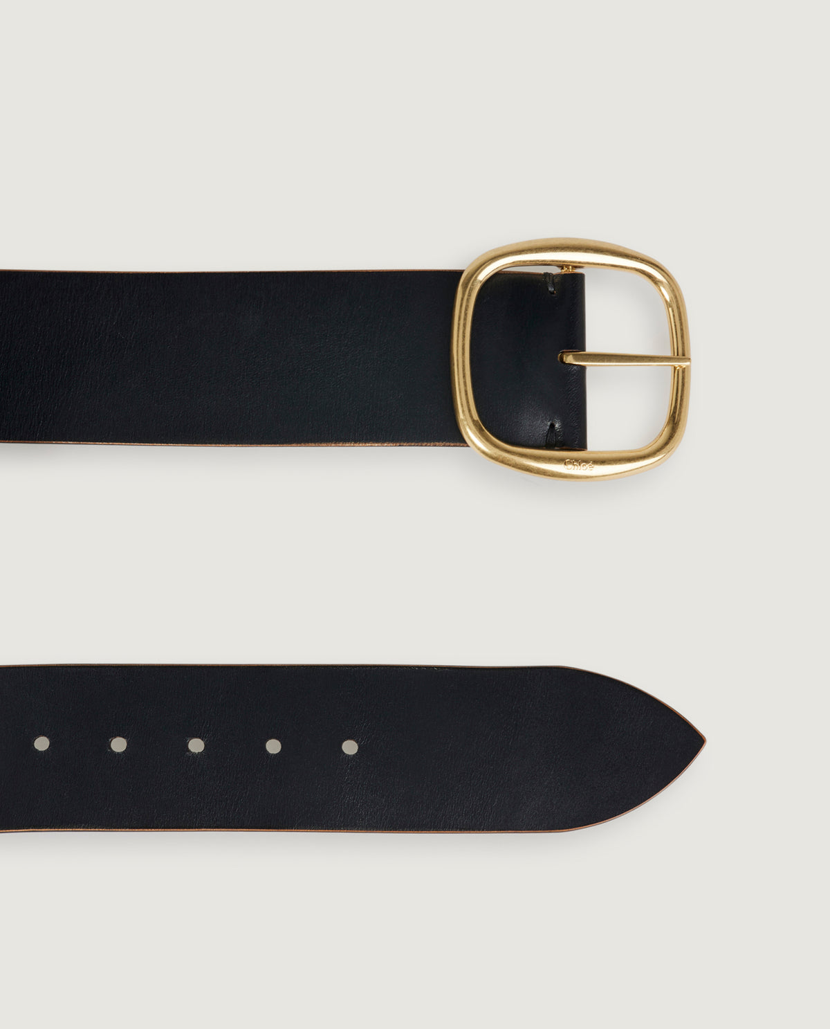 Leren Anita Riem - Zwart