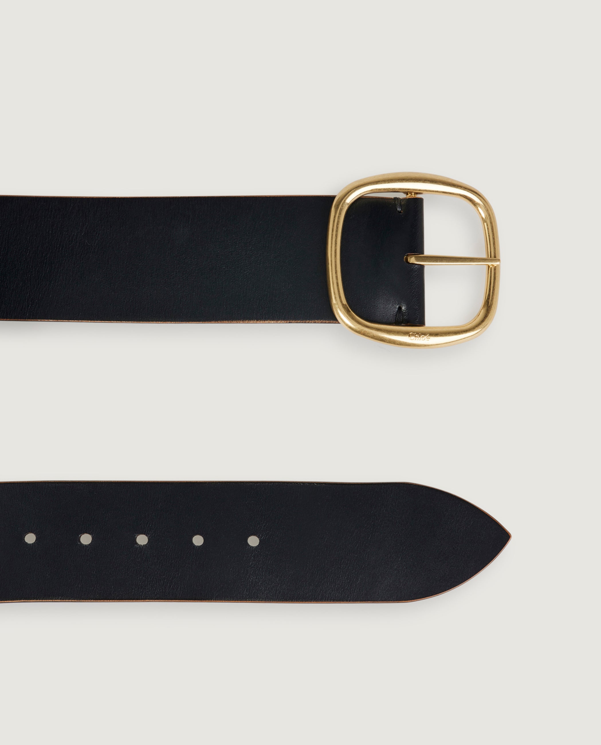 Leren Anita Riem - Zwart