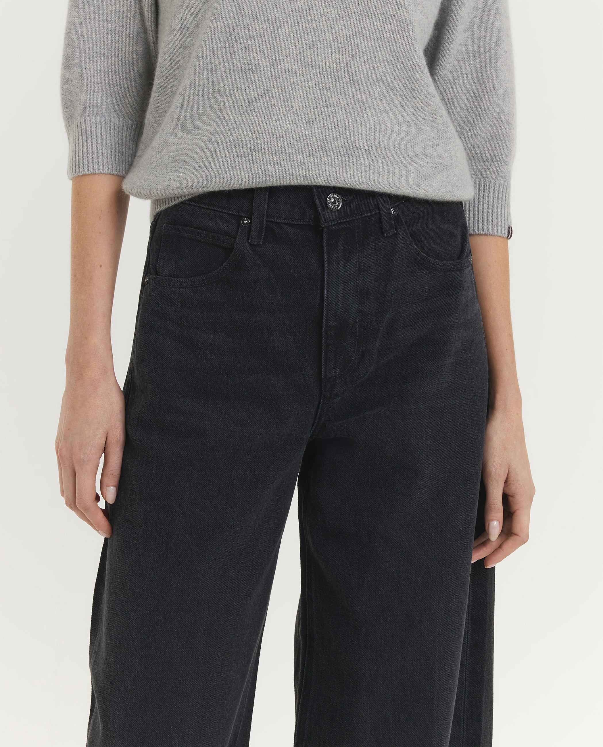 Cameron Wijde Jeans - Zwart