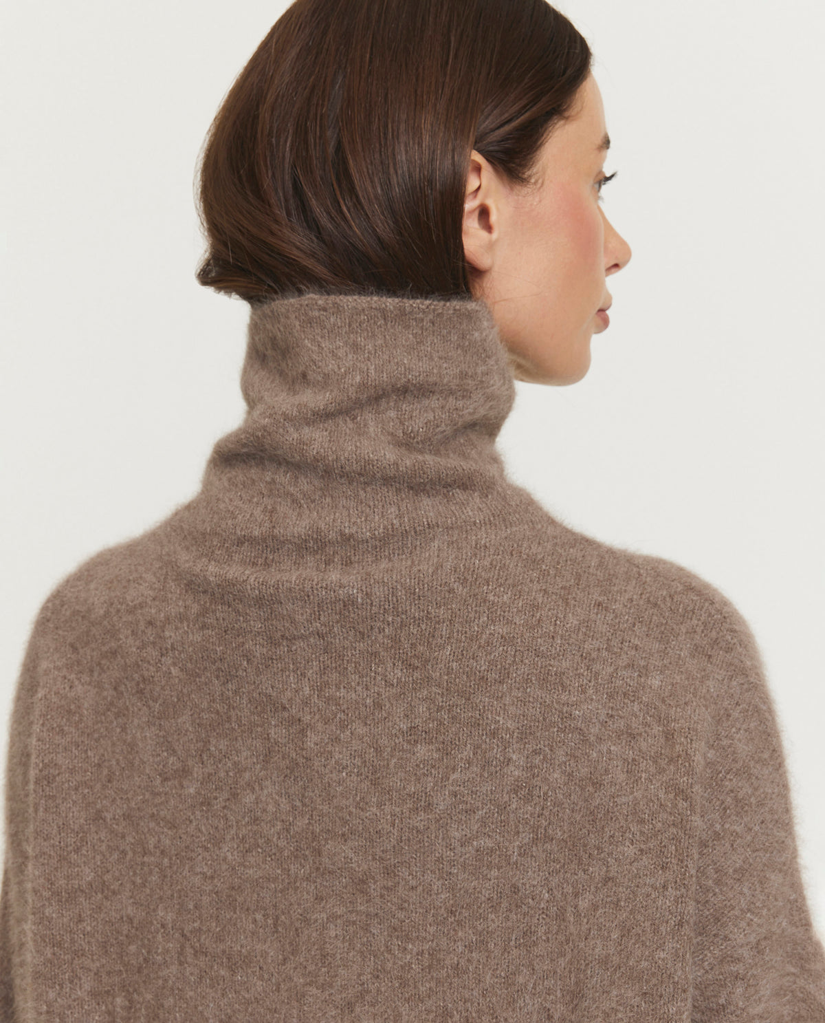 Wool blend turtleneck sweater 
