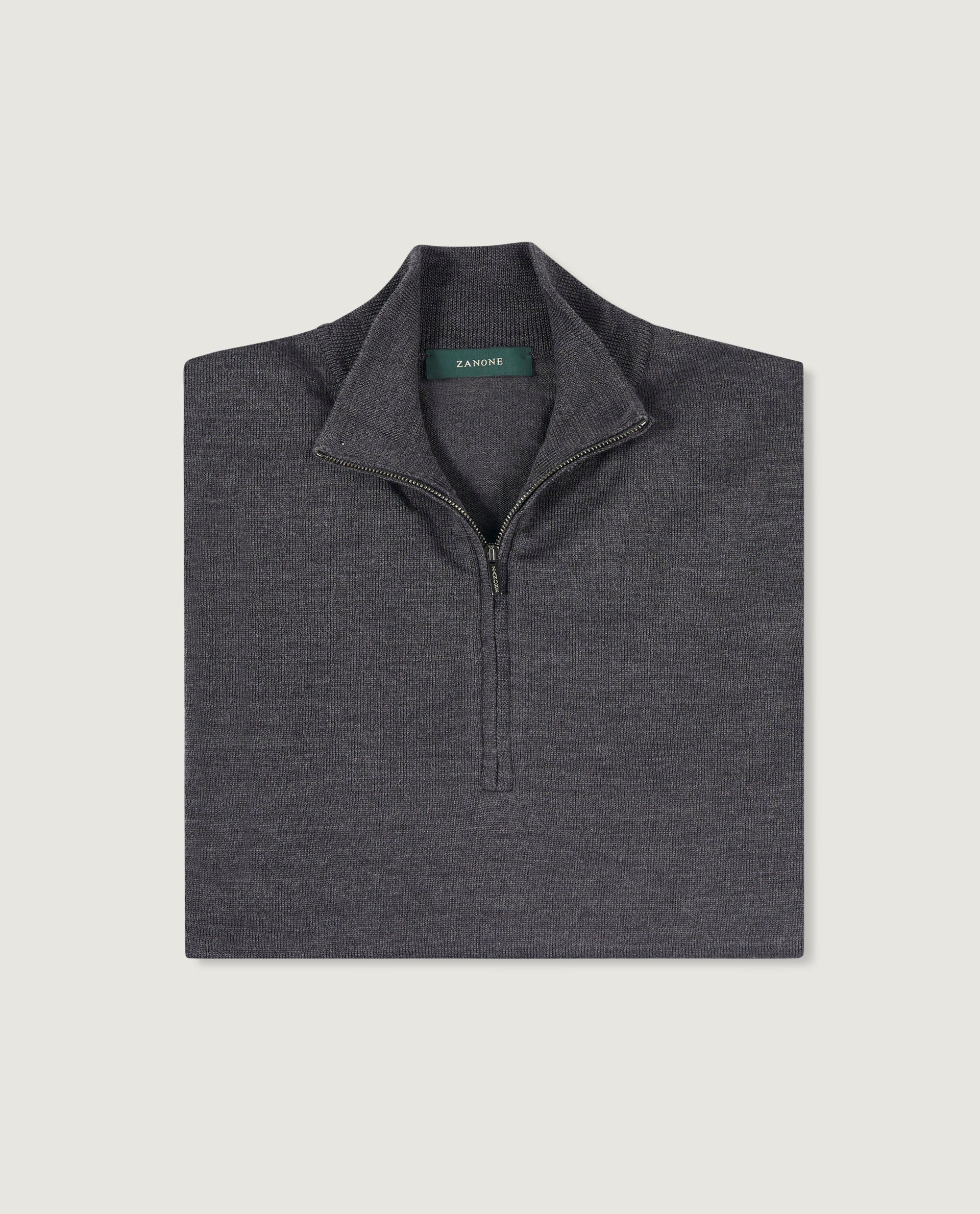 Half-zip trui