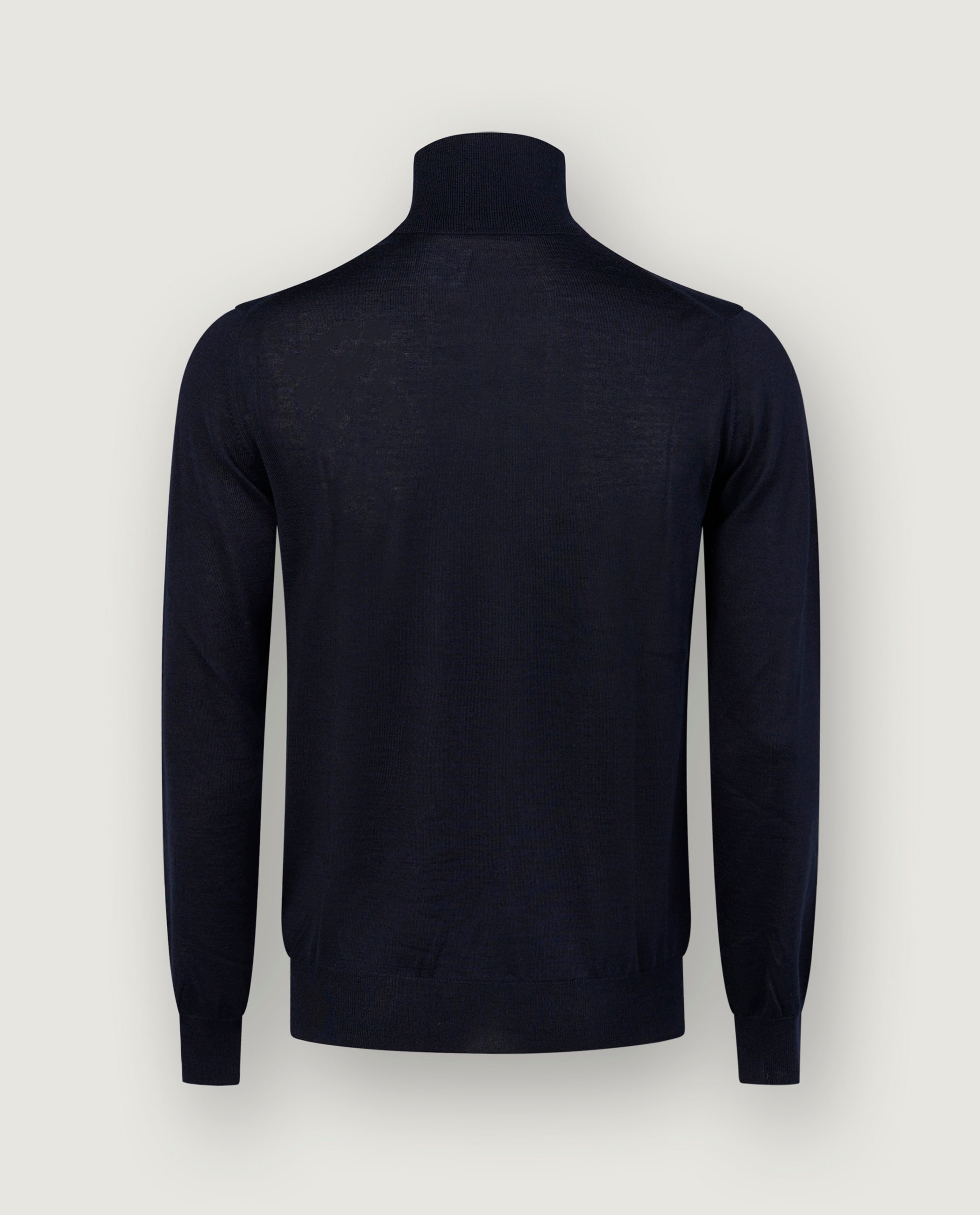 Cashmere Zijden Coltrui - Donkerblauw