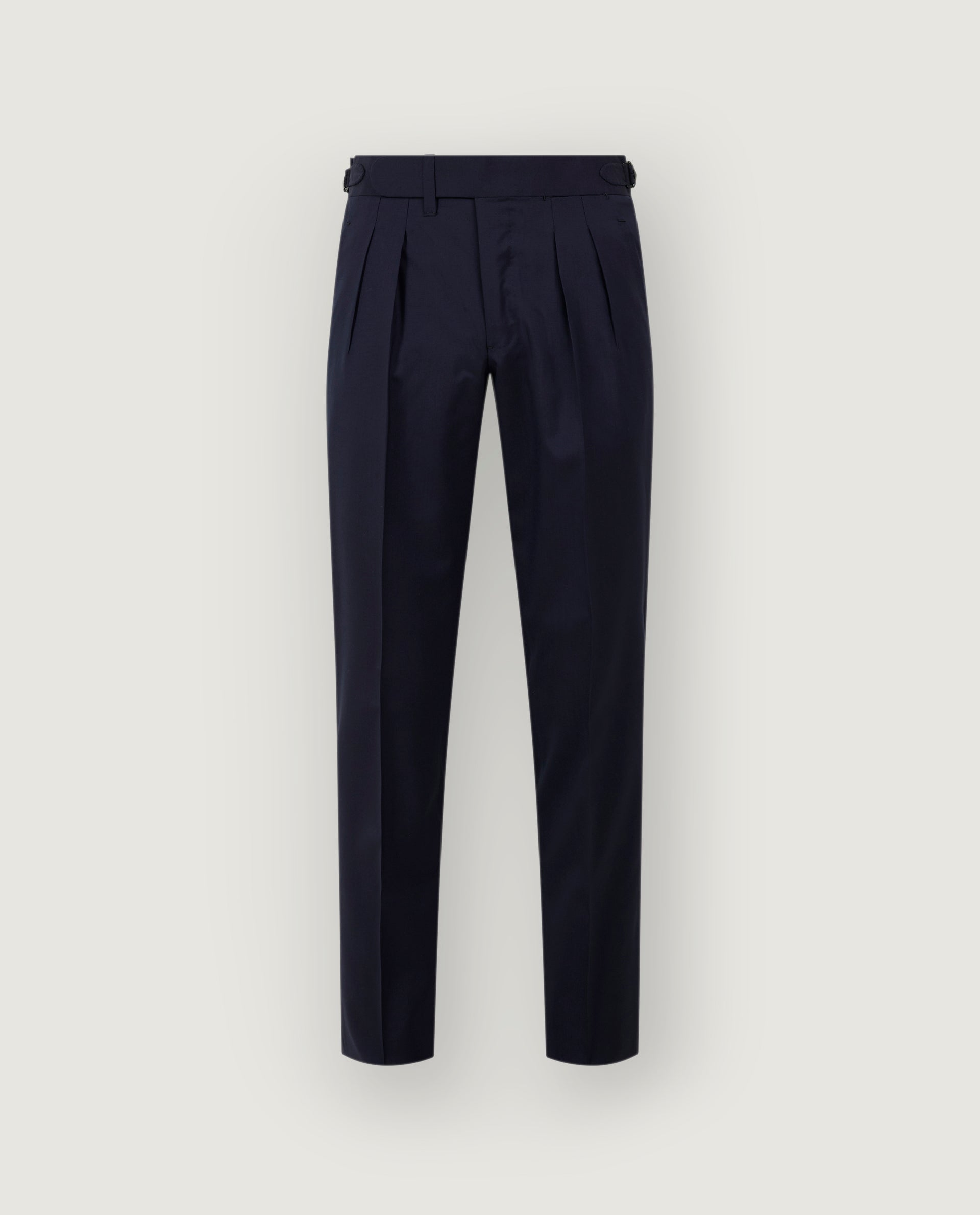 Wool Pleated Trousers