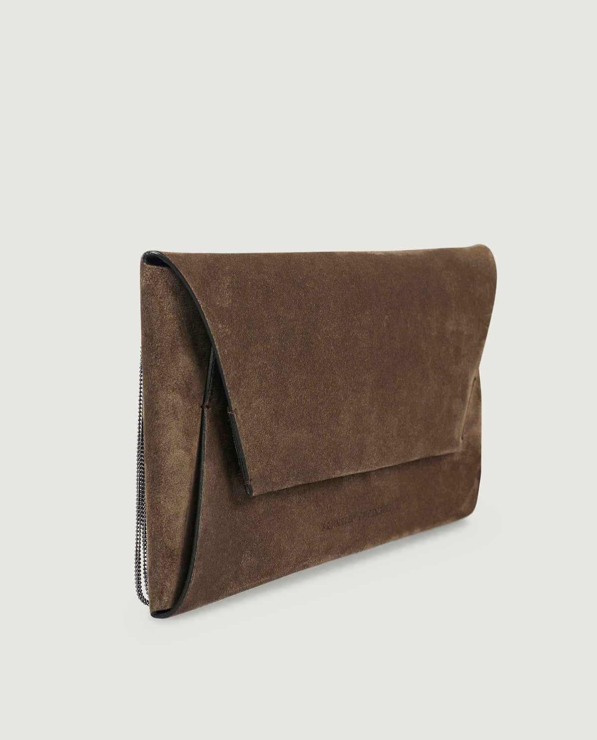 Leather enveloppe bag