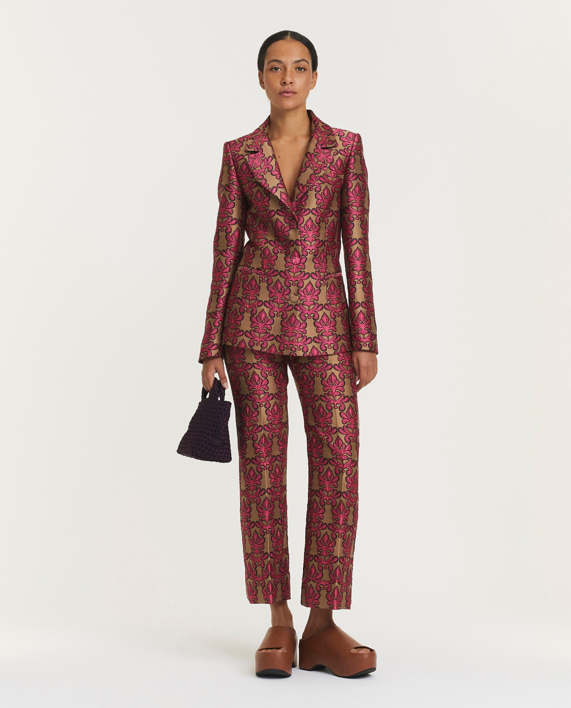 Jacquard blazer