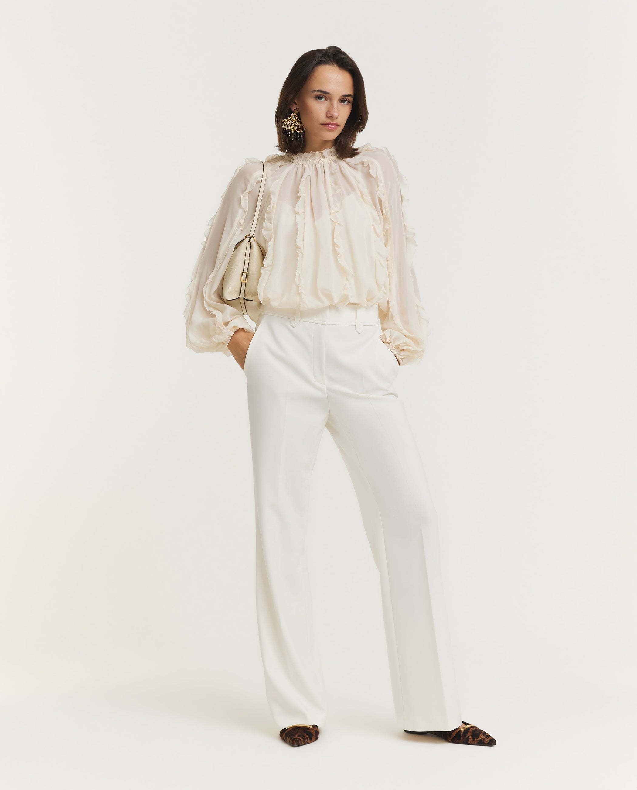 Straight Fit Trousers