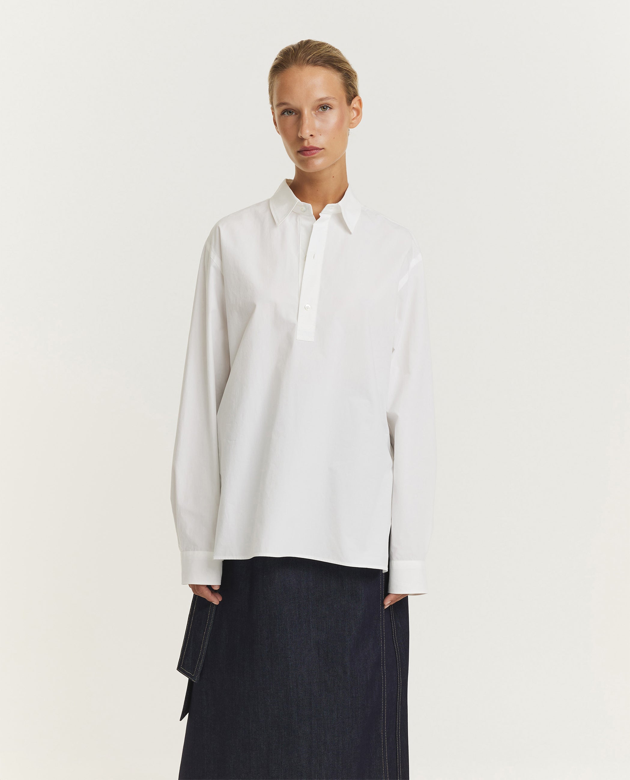 Beuys Cotton Pop-Over Shirt