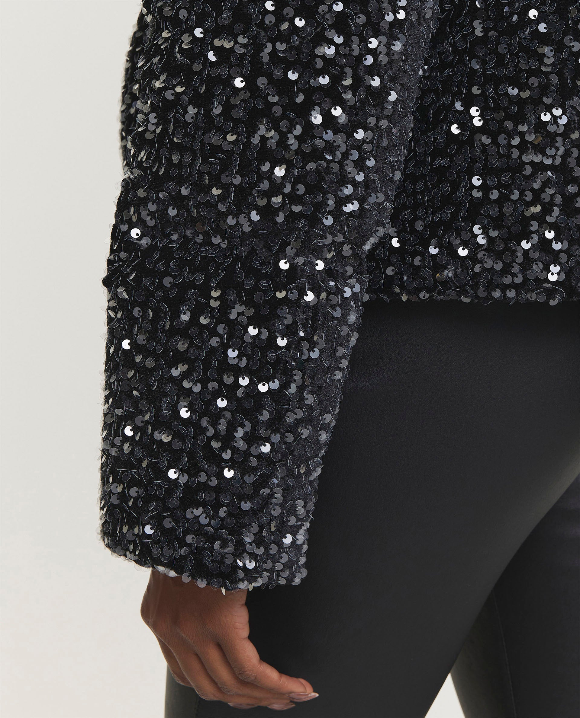 Jacket with sequins 
