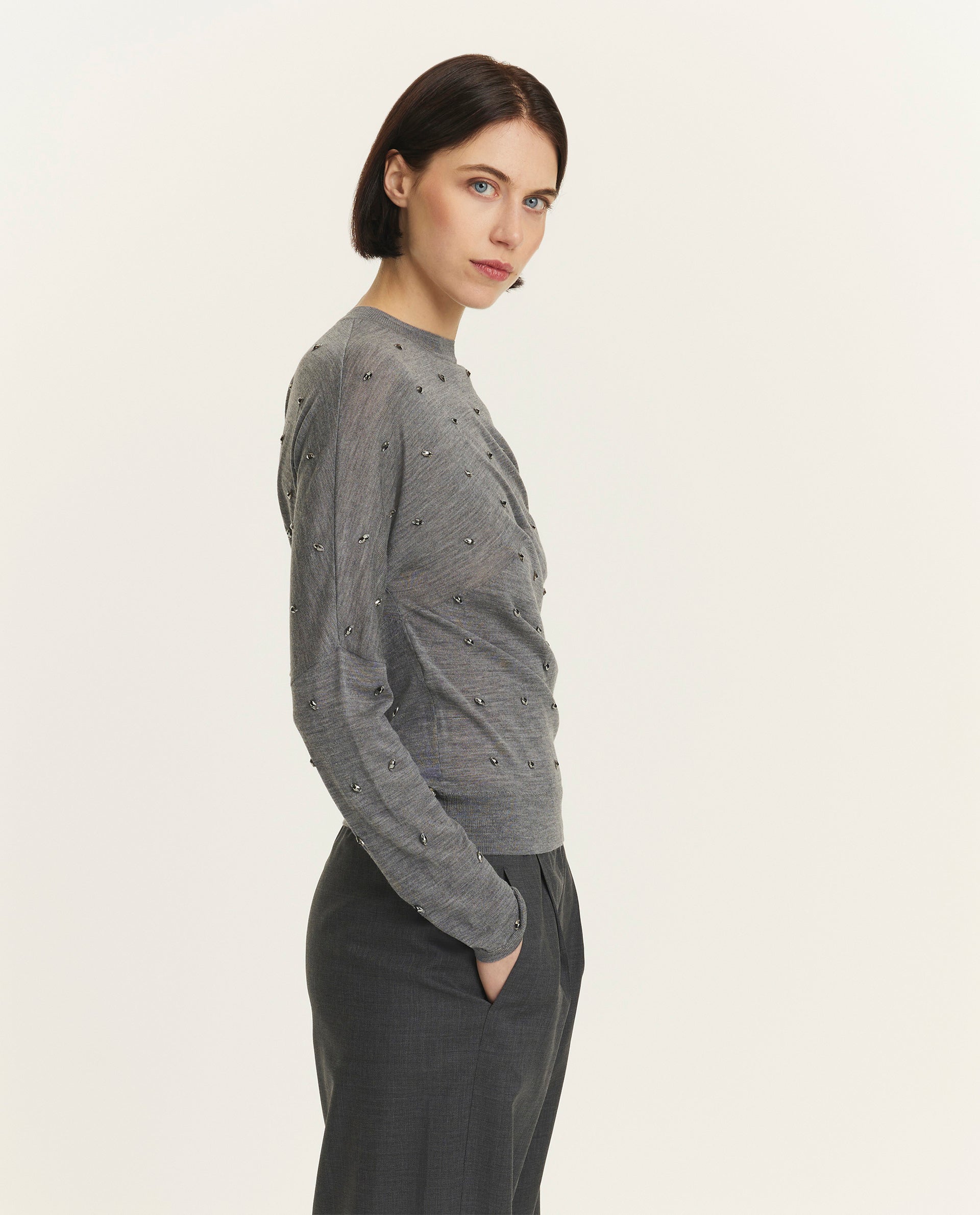 Merino wool top