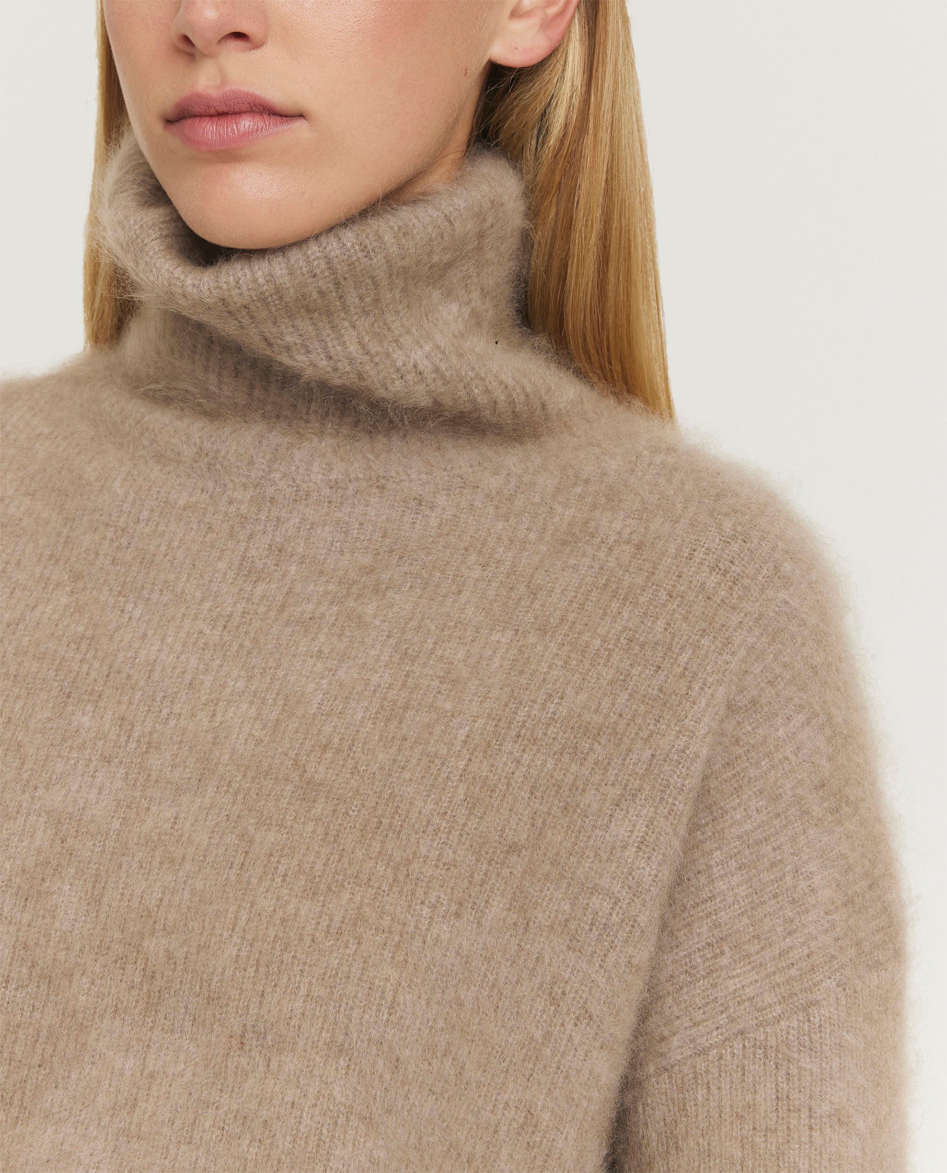 Cashmere turtleneck sweater