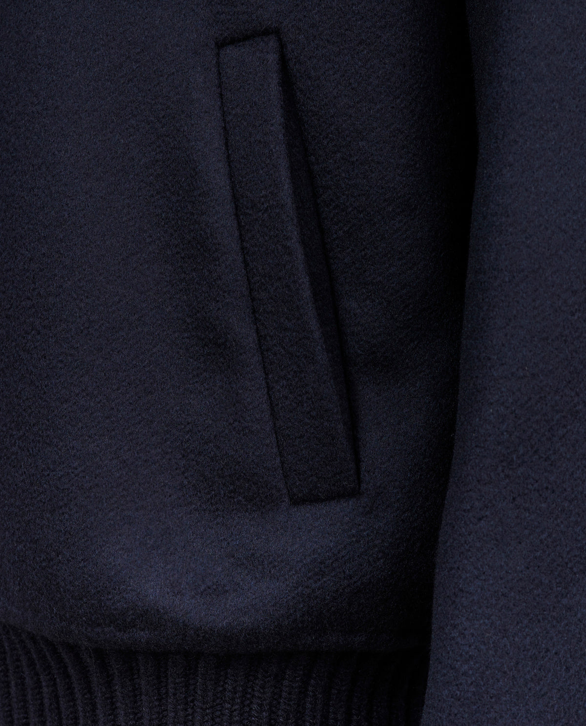 Cashmere Bomber Jack - Donkerblauw