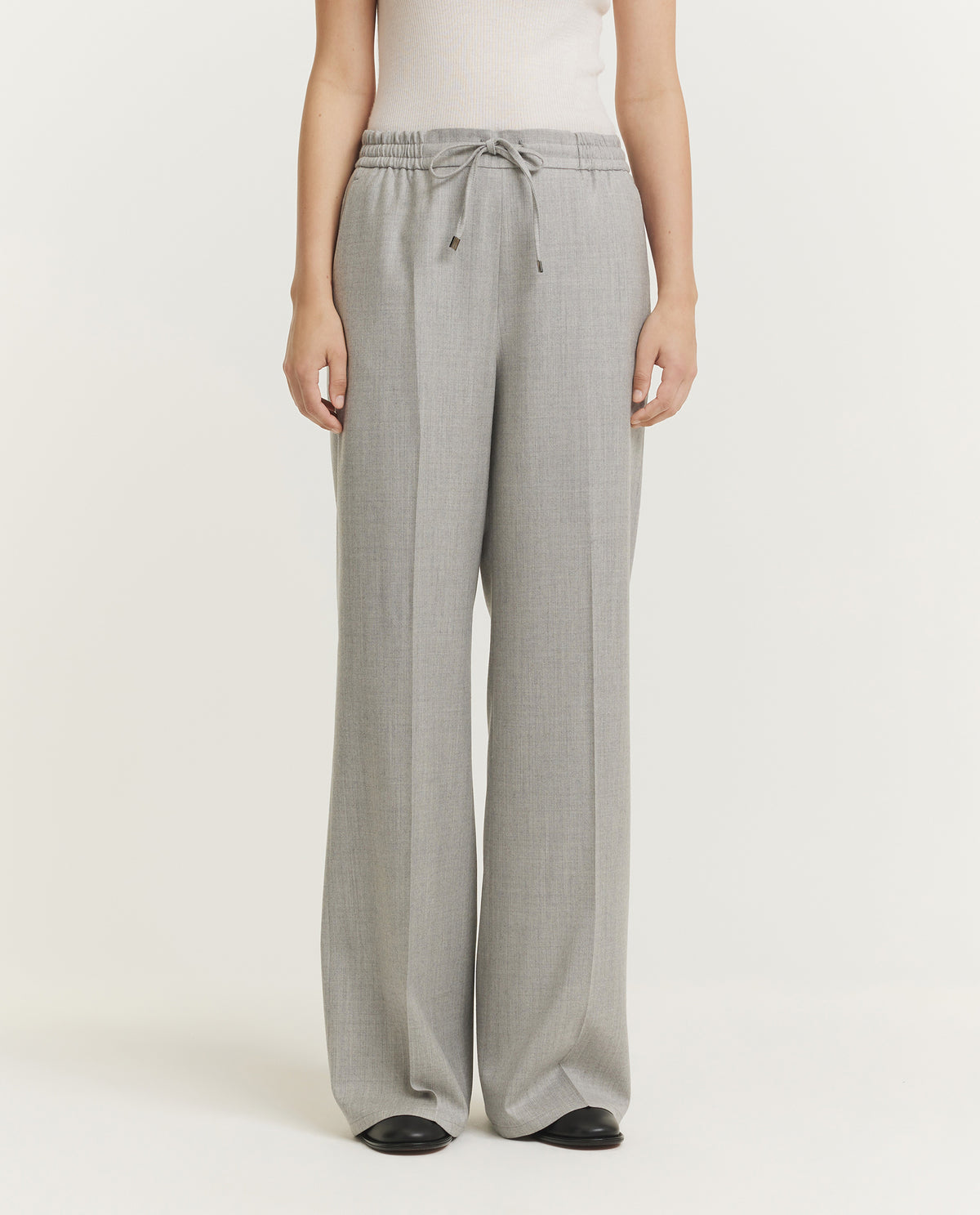Wol Cashmere Patrizia Jogger - Lichtgrijs