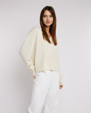 Cashmere V-neck sweater