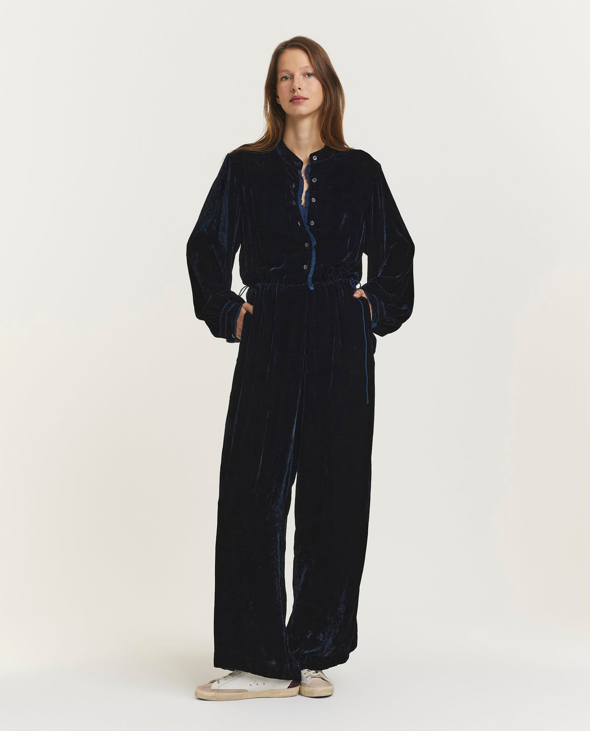 Velvet jumpsuit