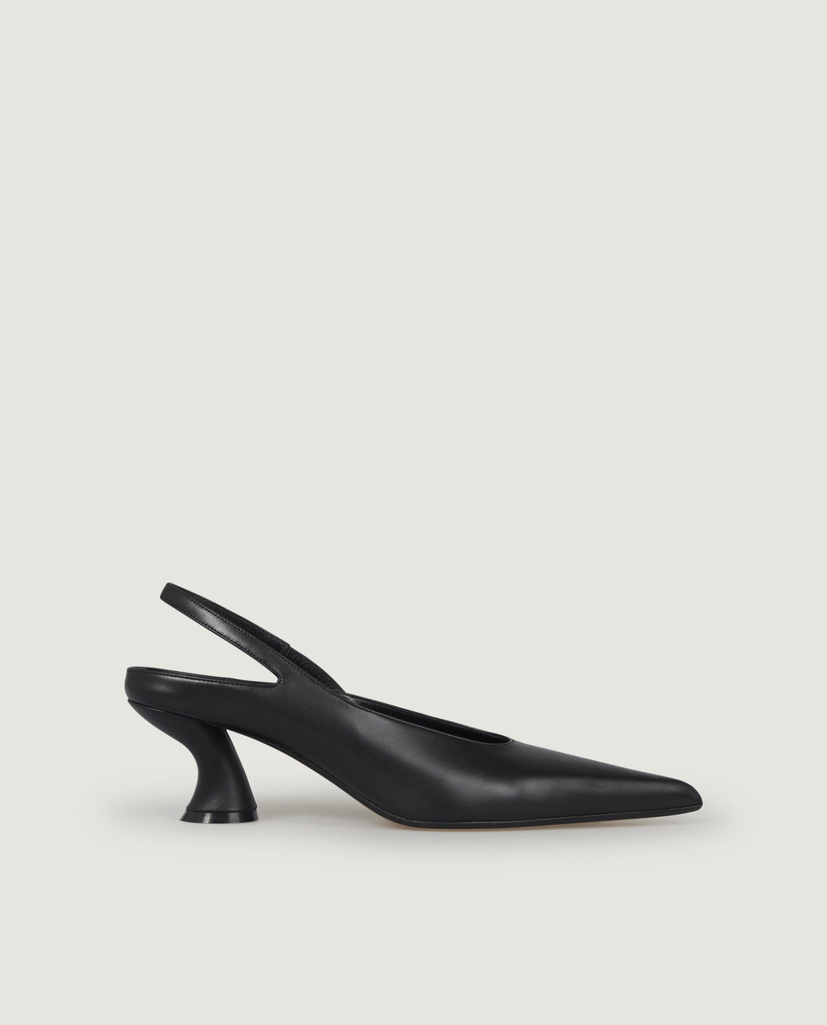 Leren slingbacks