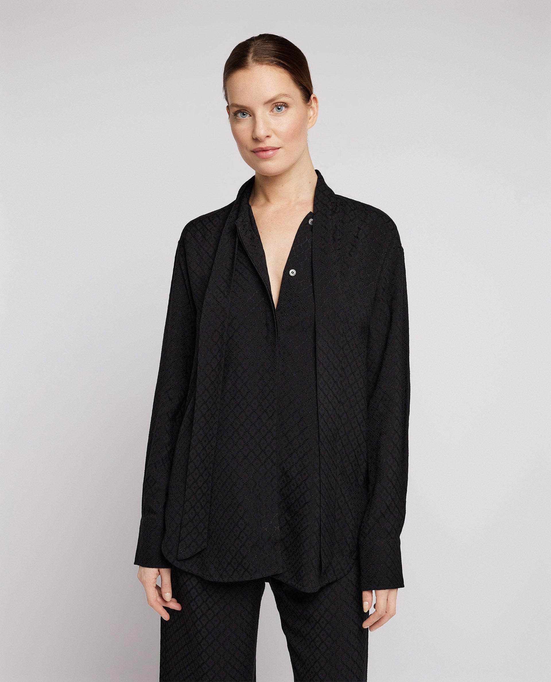 Jacquard blouse