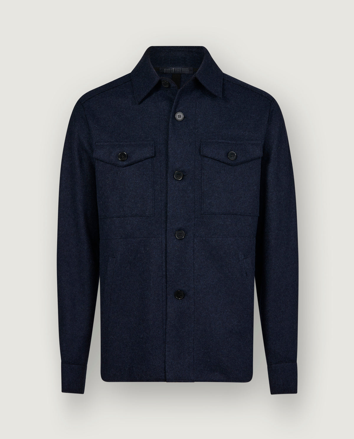 Cashmere Overshirt - Blauw