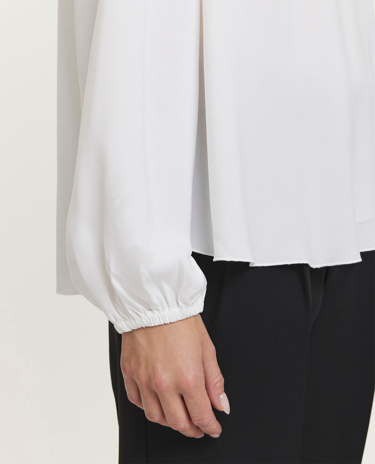 Soepelvallende blouse